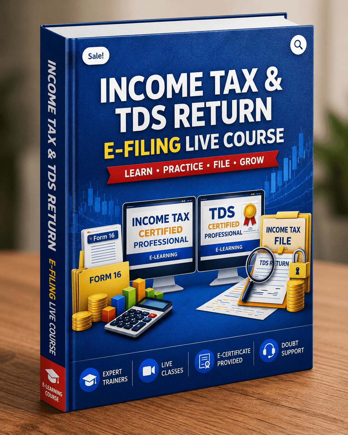 Income Tax and TDS Return e-Filing Live Course