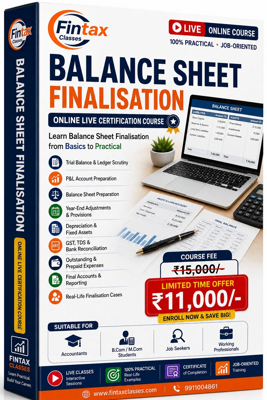 Balance Sheet Finalisation – Online Live Certification Course
