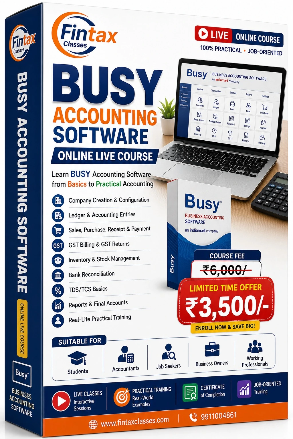 BUSY Accounting Software Online Live Course