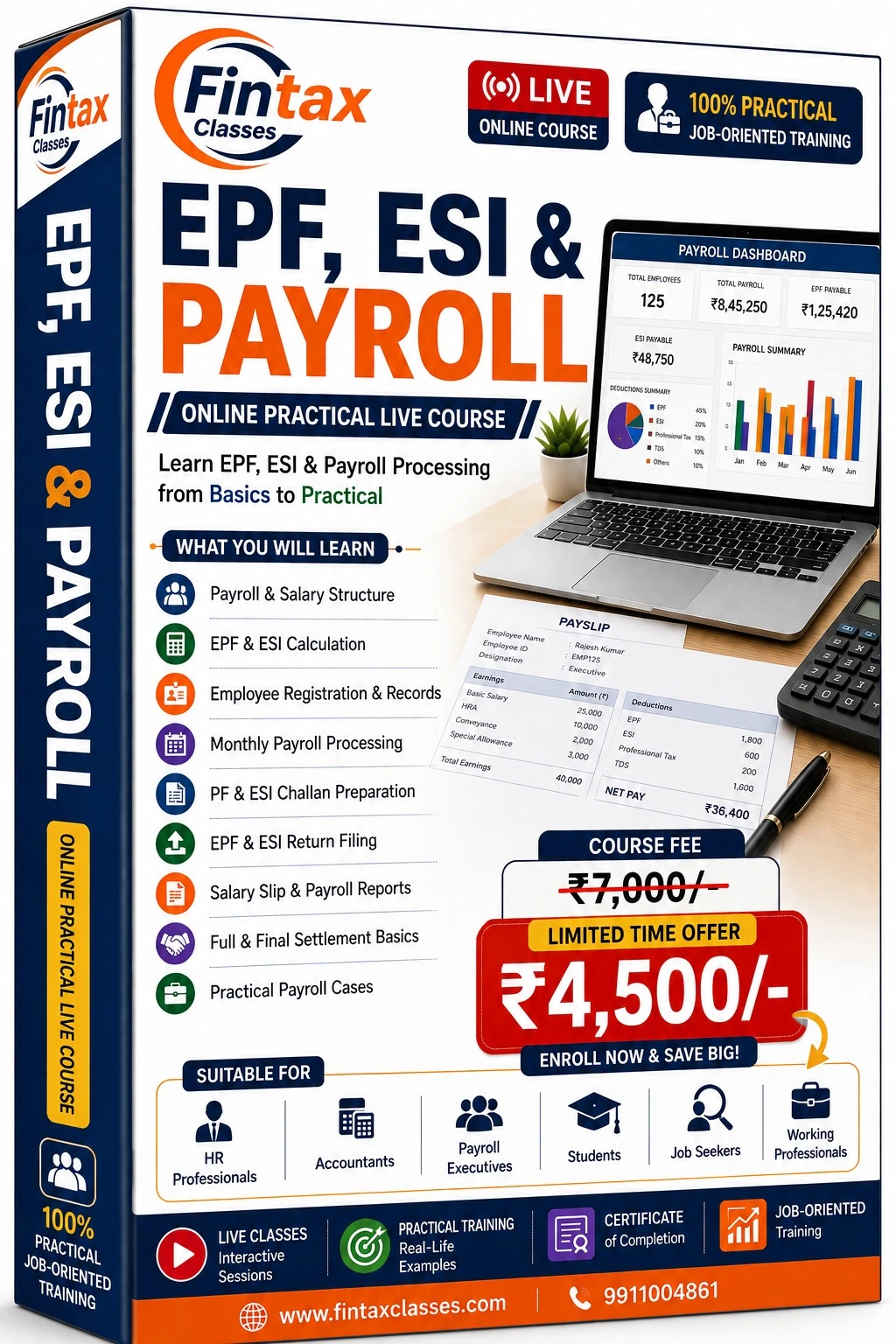 EPF, ESI & Payroll Processing – Online Live Certification Course