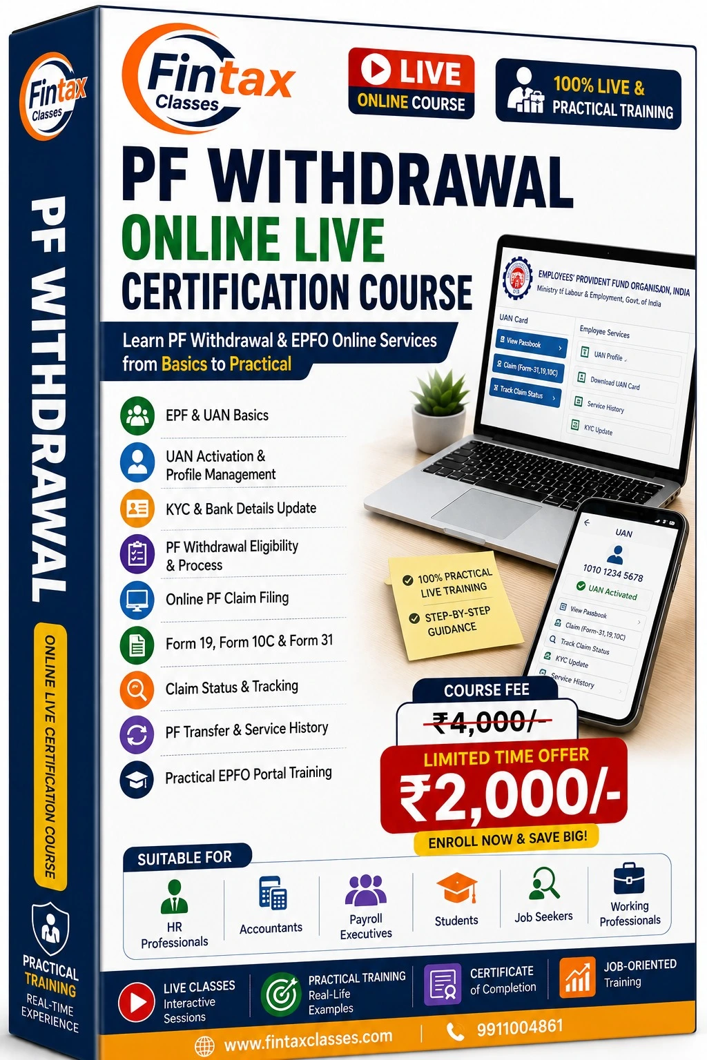 PF Withdrawal & EPFO Online Services – Live Certification Course