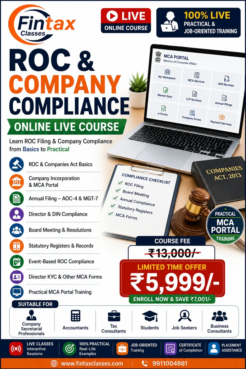 ROC & Company Compliance – Online Live Certification Course