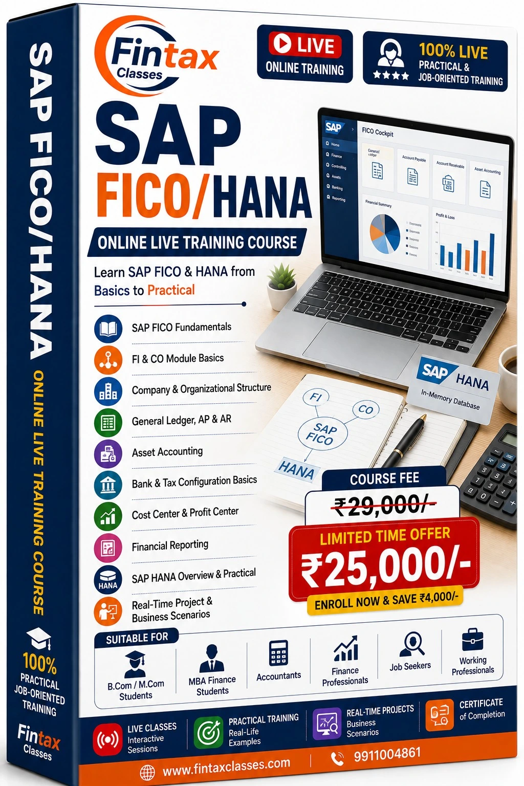 SAP FICO & HANA – Online Live Certification & Practical Training Course